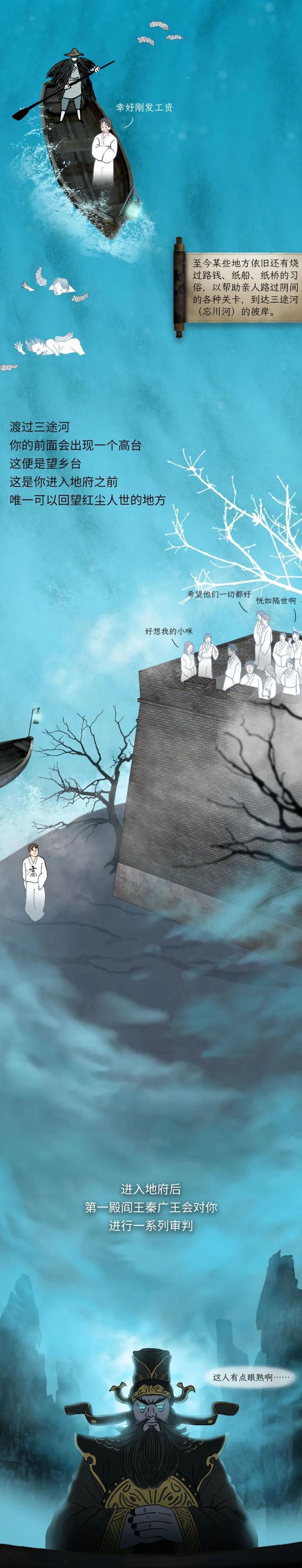 |人死后,走的“黄泉路”到底啥样?一组漫画体验,胆小者勿进