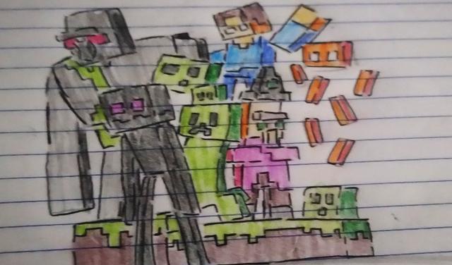 老玩家|我的世界：关于mc的漫画，为何在基岩上搭建传送门，老玩家秒懂！