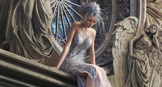 海贼王|网友自制3D版海琴烟,比玄机《鬼刀》动漫形象精致,她会动就绝了