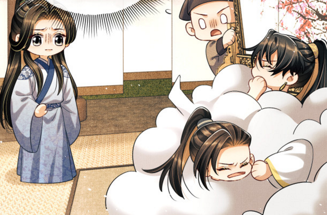 漫画|妻为上:顾淮卿与景韶大打出手,Q版小人打架,两幼稚鬼结拜了