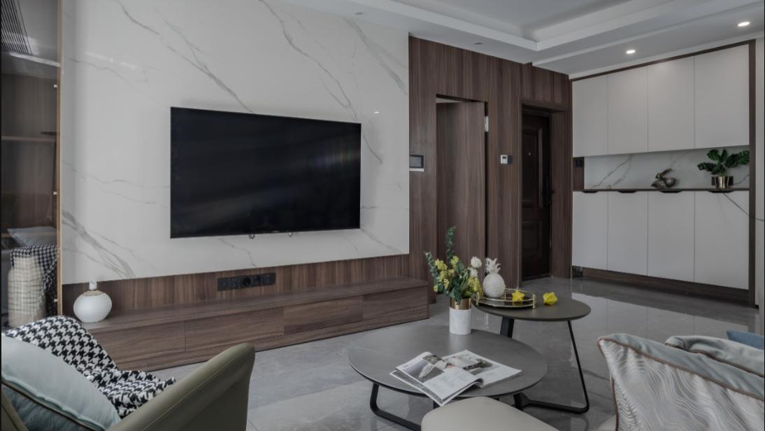 126㎡现代极简装修设计，那叫一个高级，给我30万我也这么装