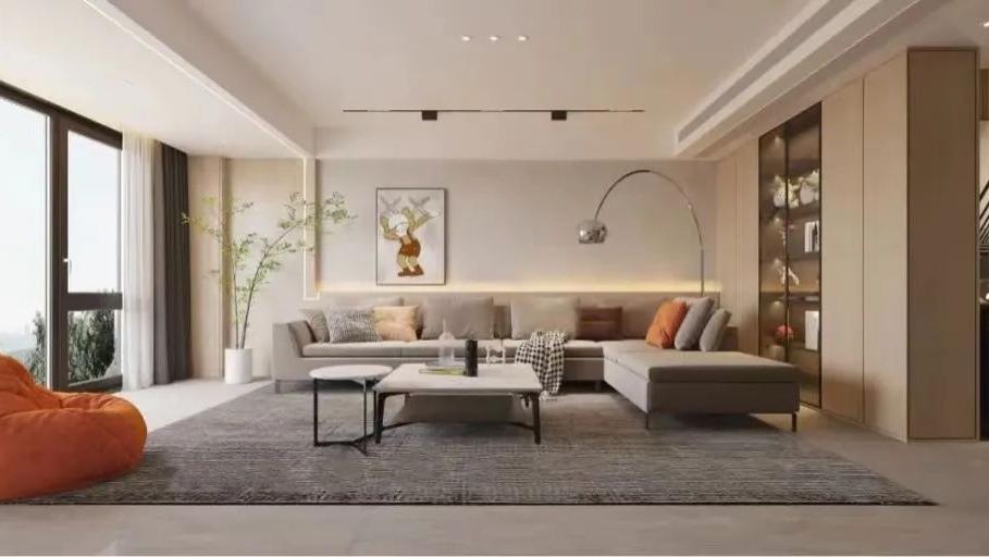 别墅装饰 | 180㎡自然简约--橘子汽水味的房子