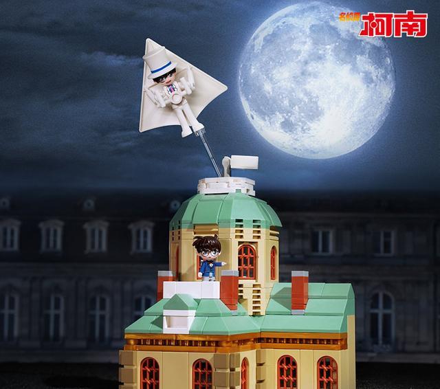 名偵探柯南|名偵探柯南keeppley聯名積木，還原新蘭告白，黑衣組織對決名場面