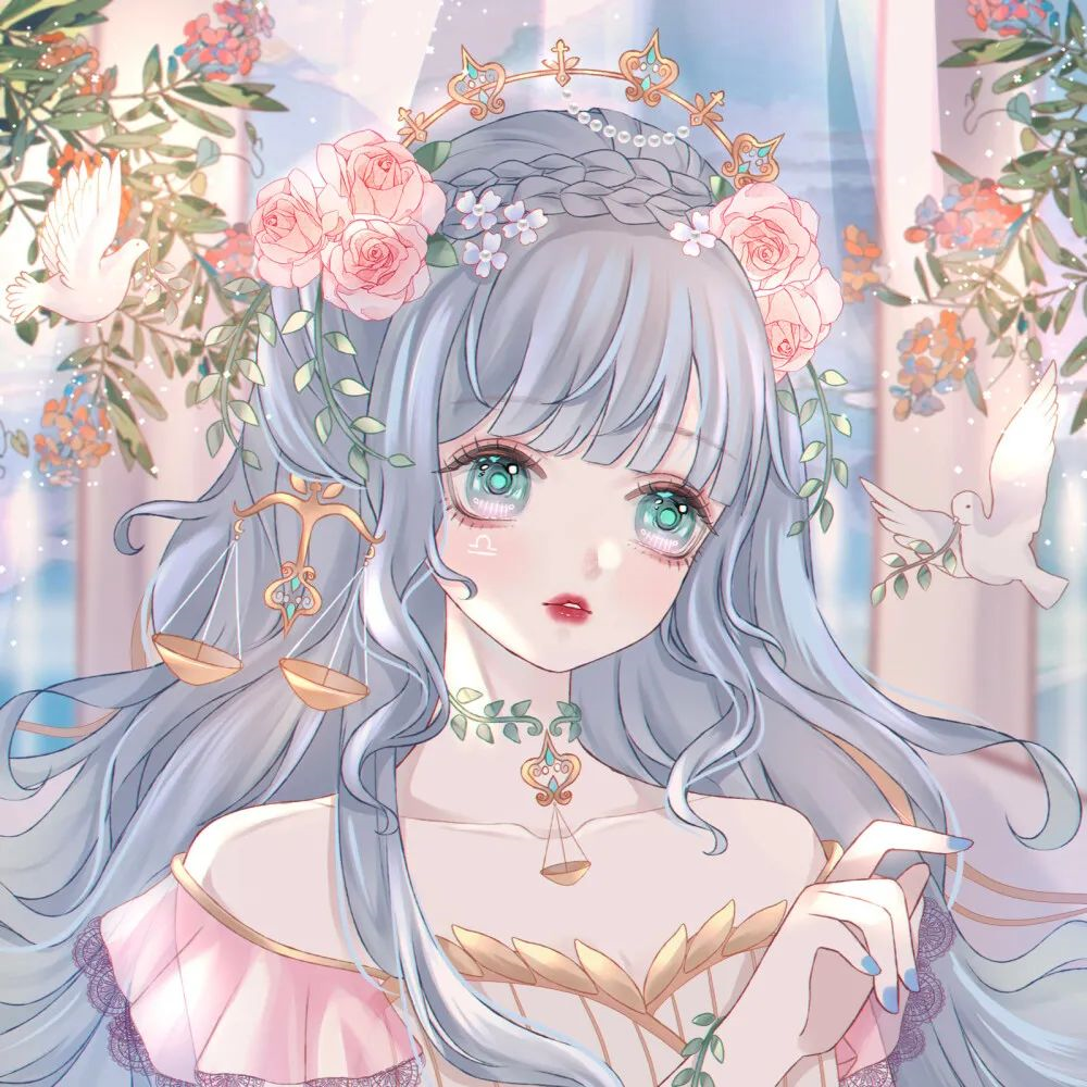 |古风动漫女生头像|与你一起尝尽人间美味