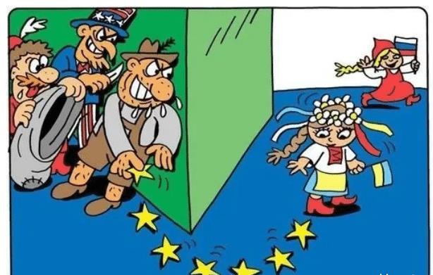 漫画|网上讽刺乌克兰和美国的漫画,一个比一个有趣