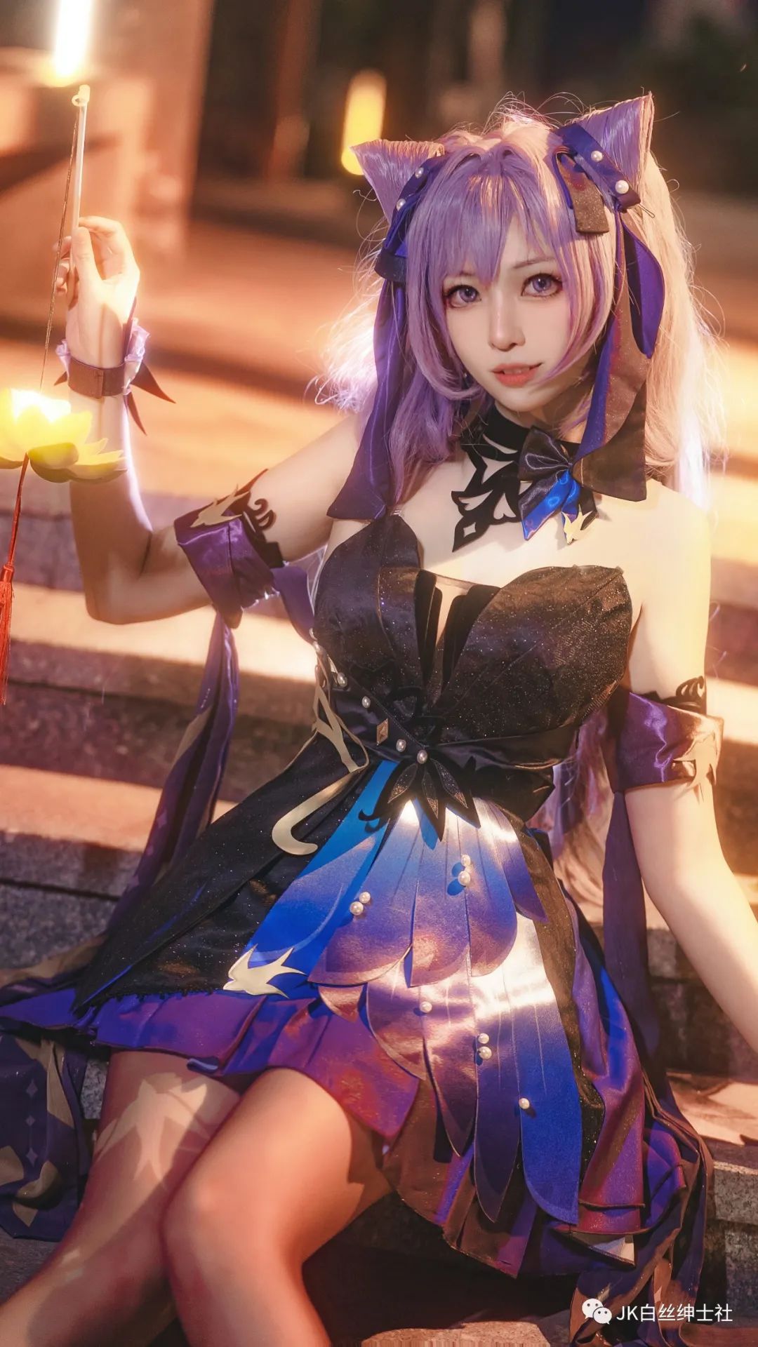 |cos：原神刻晴飞彩镌流年cos正片@源子