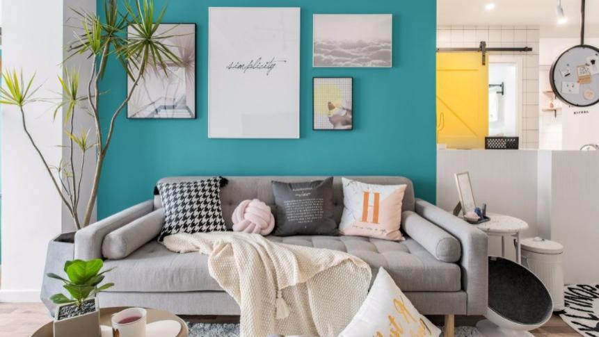 北欧的浪漫在这里散开，三口之家也能小清新，绝不是单纯的留白