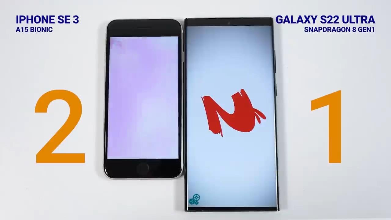 iPhoneSE|什么叫性能差距？看看iPhoneSE3与三星S22Ultra的游戏测试就知道