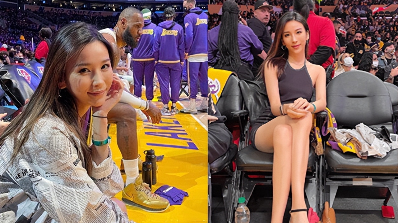 ko|亚裔美女火了？殊不知她才是最美湖人女球迷，颜值真的高