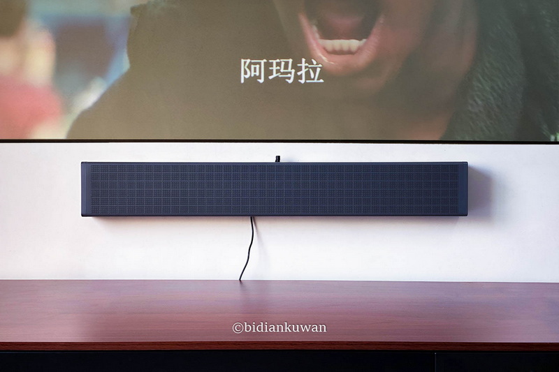 家里的投影仪音响效果不错，可惜