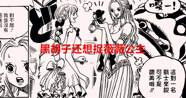 黑胡子|海贼王1057话情报：女帝被黑胡子所擒获，他还准备抢走薇薇公主