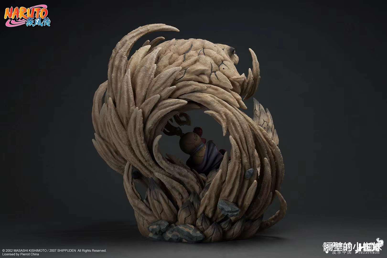 我爱罗|“我爱罗”大型正版雕像好震撼,一尾守鹤太霸气,售价仅55张