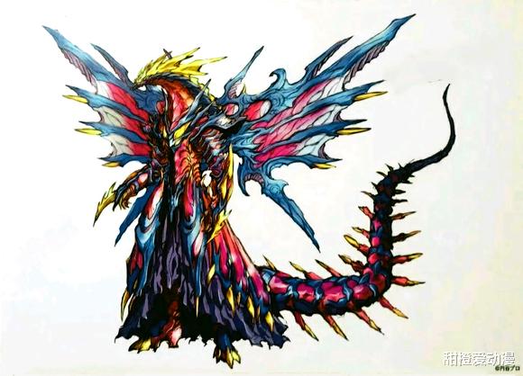 八岐大蛇|新生代最强怪兽设计图：大邪神有点可惜，魔格大蛇废案是八岐大蛇