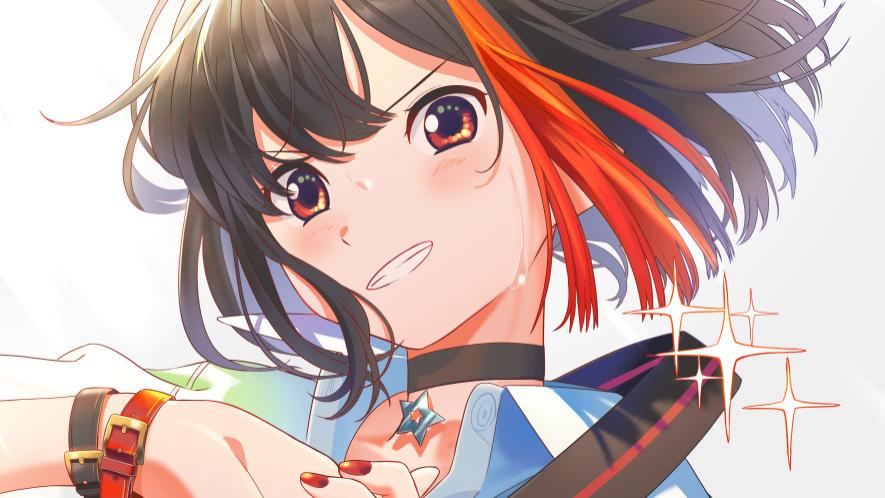 二次元|灵动而洒脱的二次元美少女角色插画，画面的光影氛围感很强