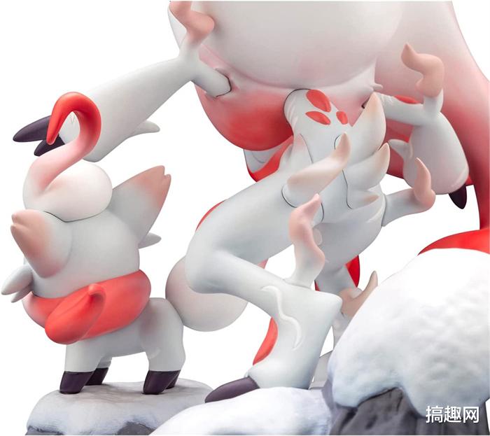 手办|《宝可梦传说：阿尔宙斯》洗翠索罗亚克&索罗亚 手办 红白相间