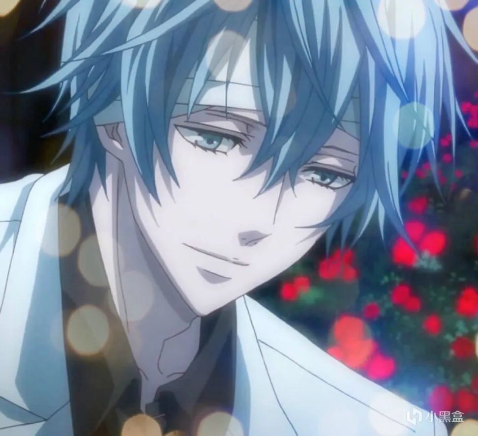 微笑|动漫中那些蓝色头发的角色，笑容甜甜的~