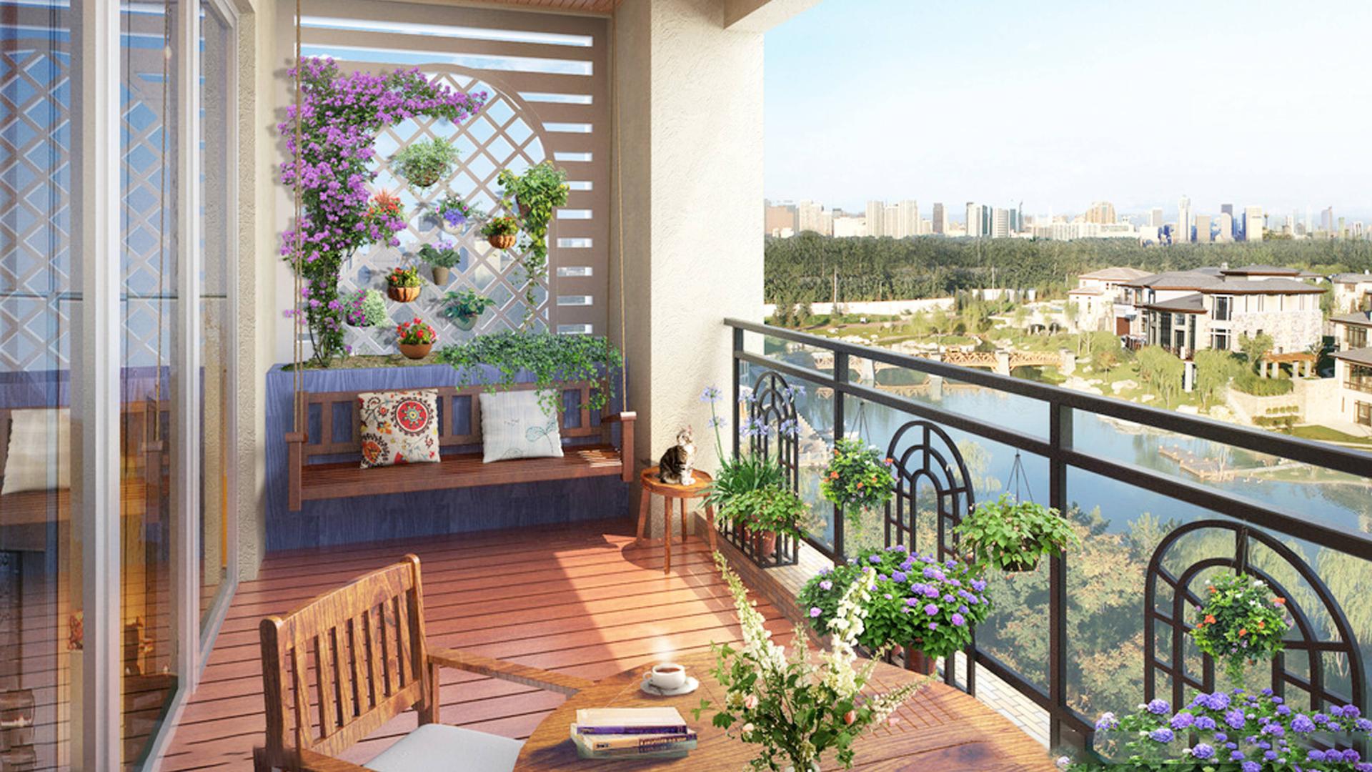 家里有个阳台只用来晾衣服？学会这三步打造属于你的花园