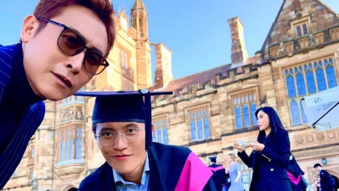 马德钟|骄傲！TVB知名男星携妻飞澳洲参加儿子毕业典礼，更晒多张合照庆祝