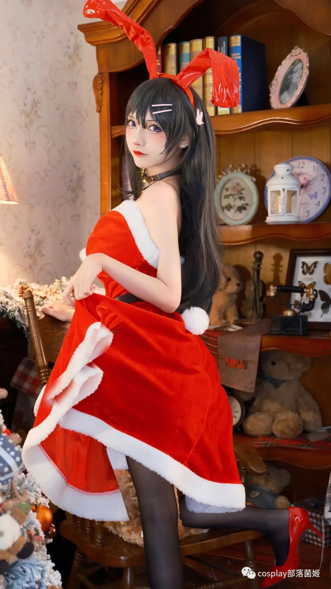 |cos:樱岛麻衣兔女郎学姐私房cos正片@小正义