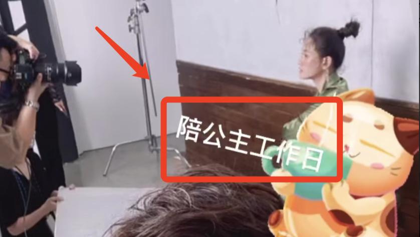 陈乔恩|Alan陪老婆上班，偷拍工作状态中的陈乔恩，甜喊对方是“公主”