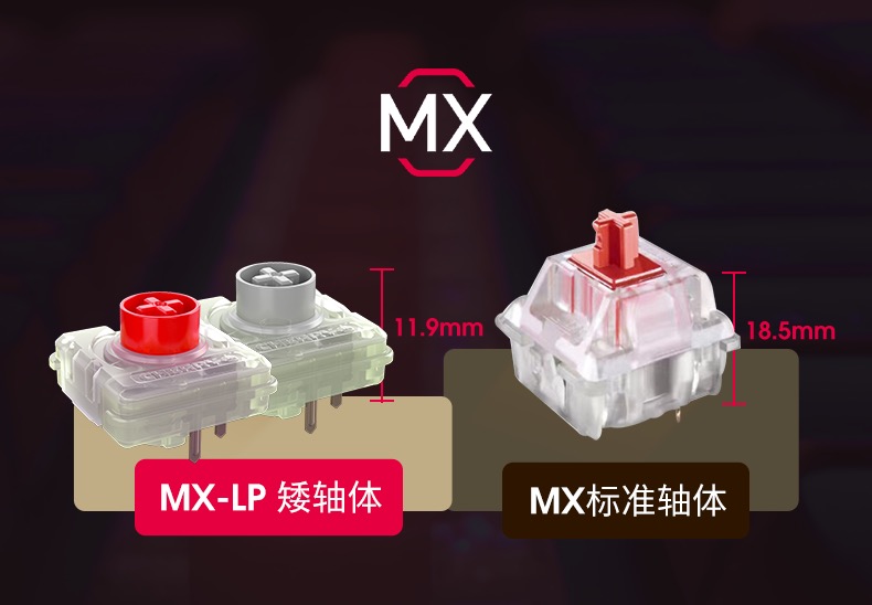 机械键盘|潮酷撞色，灵动操控，CHERRY发布全新超薄三模无线机械键盘