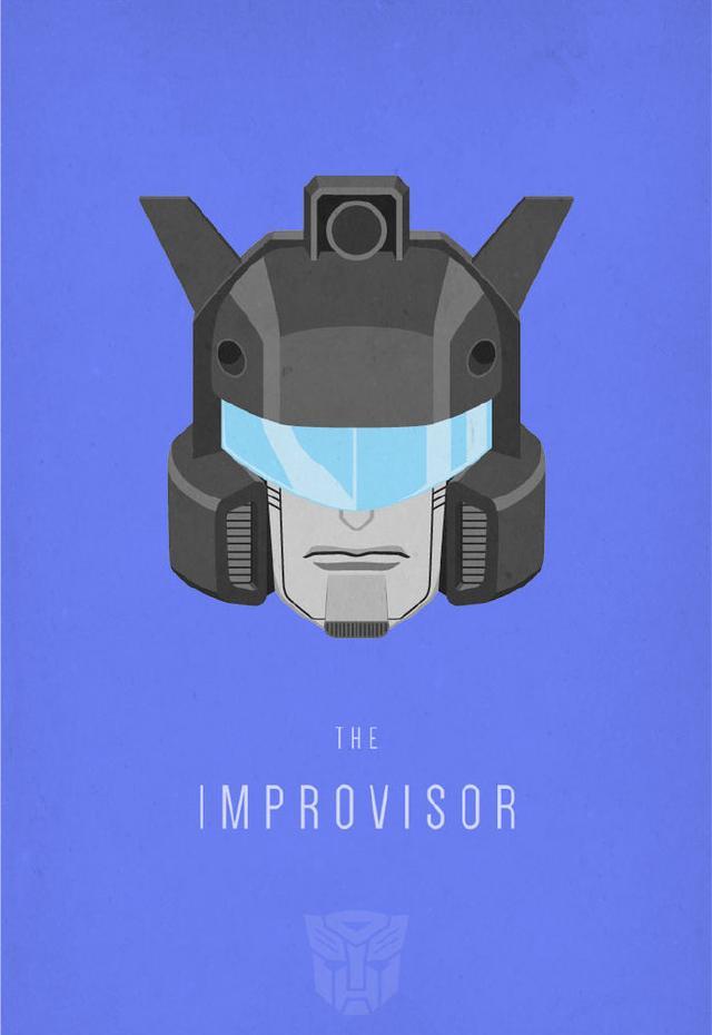 |简约变形金刚G1动画角色头像壁纸