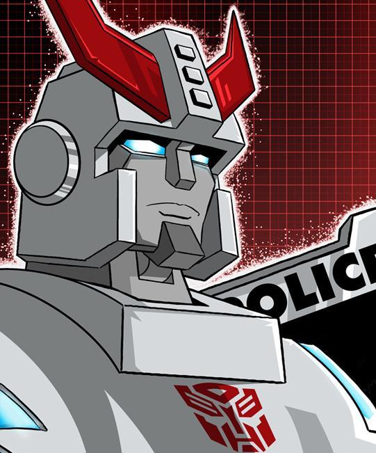 经典|变形金刚G1动画经典角色胸像插画，擎天柱有两张