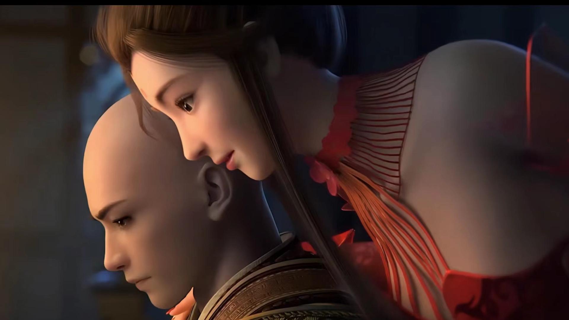 佛子揽我入怀，俯身虔诚地捧着我的脸，说我是他的女菩萨……