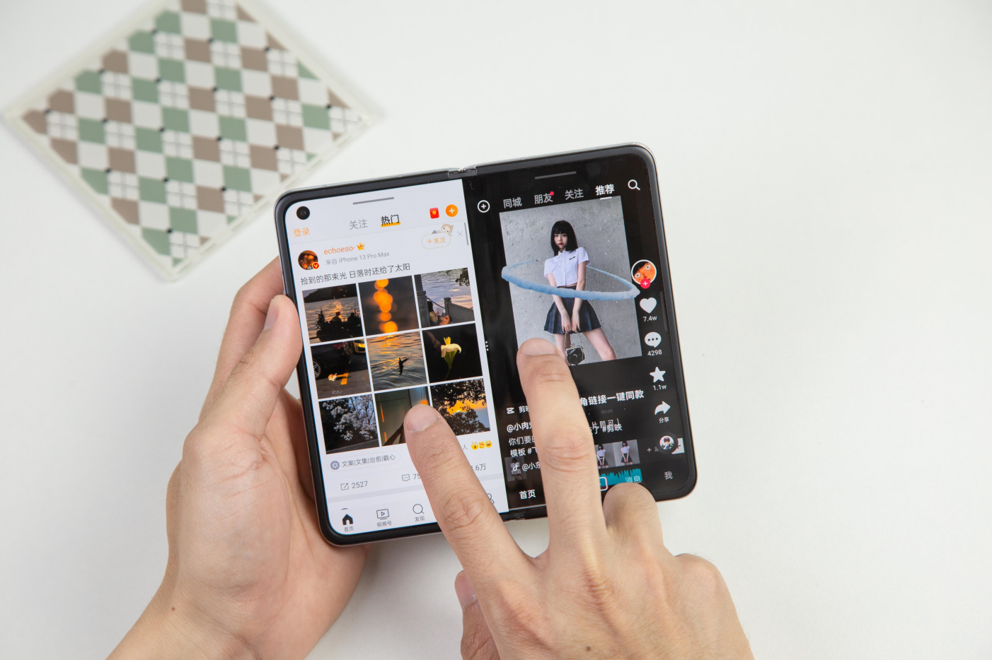 空调|解放双手！OPPO Find N更新帐篷模式，拓展折叠屏使用新玩法