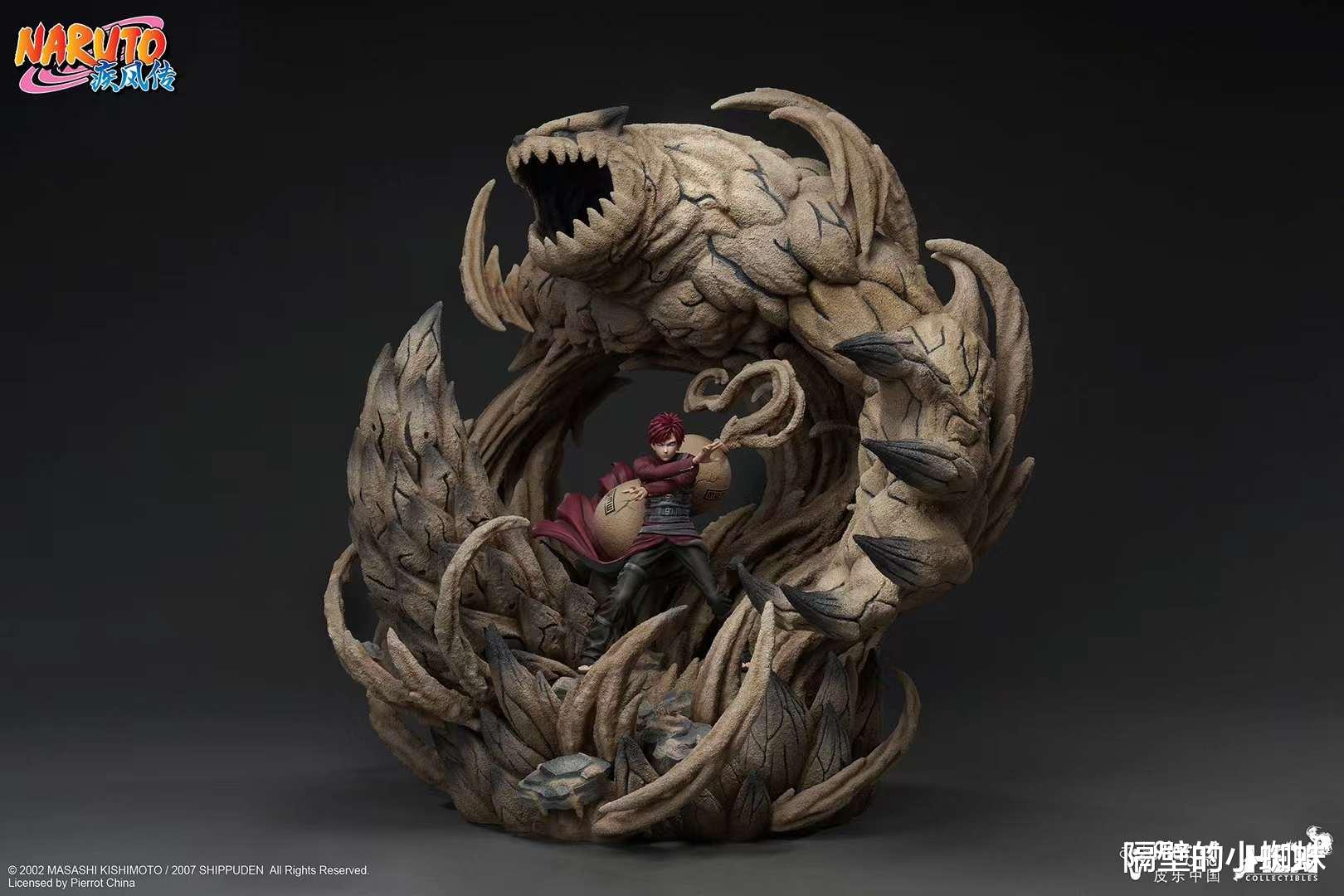 我爱罗|“我爱罗”大型正版雕像好震撼,一尾守鹤太霸气,售价仅55张