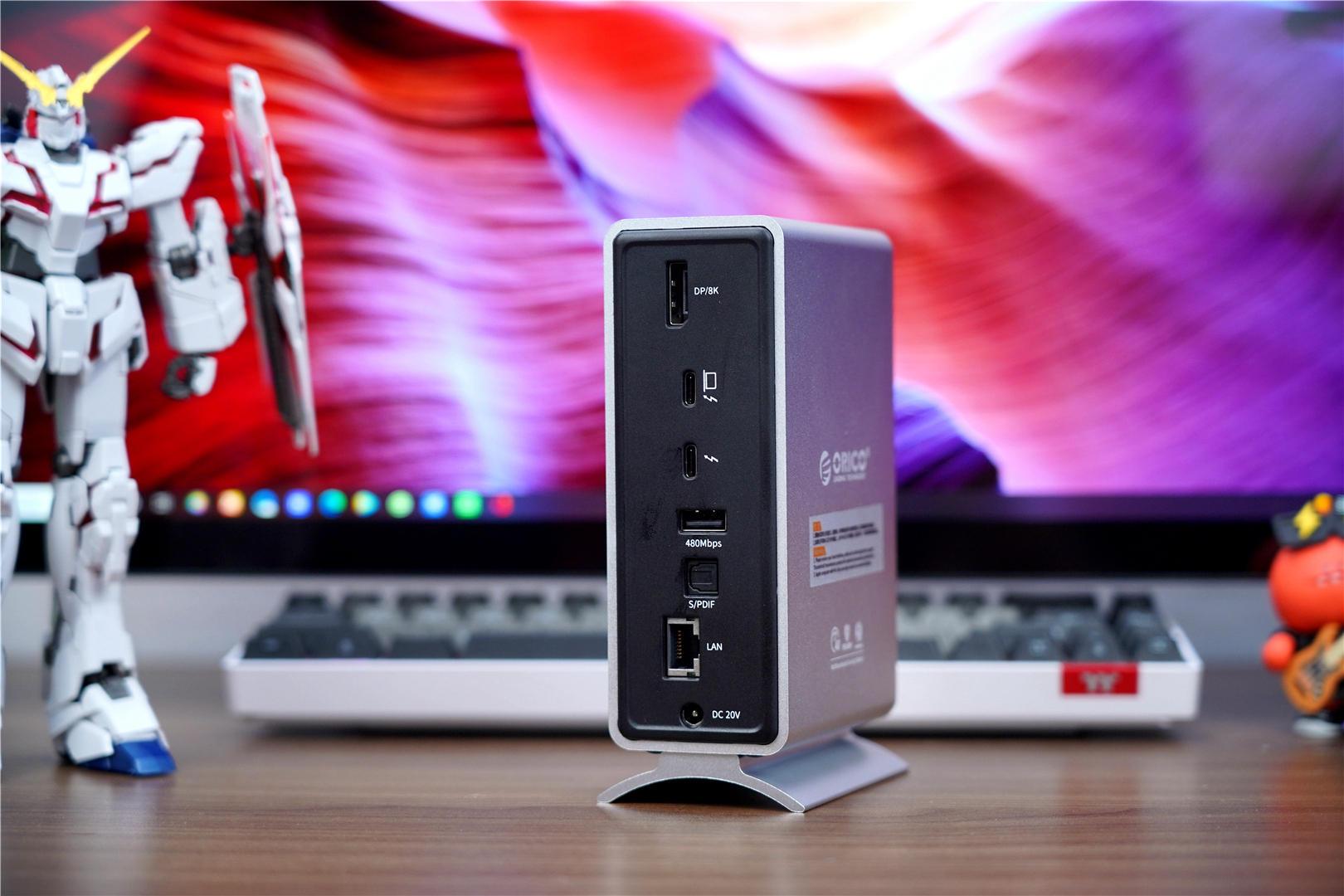 USB|支持雷电3，你要的扩展坞它来了，ORICO TB3-S4雷电3扩展坞分享！