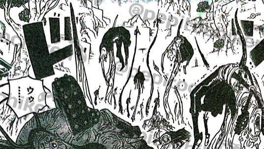 |海贼王：大将绿牛首秀实力一人团灭凯多海贼团余党打造地狱绘图