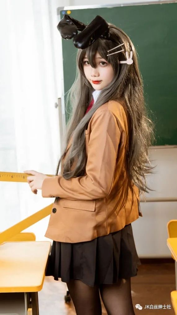 |cos:学姐樱岛麻衣cos正片@虫子