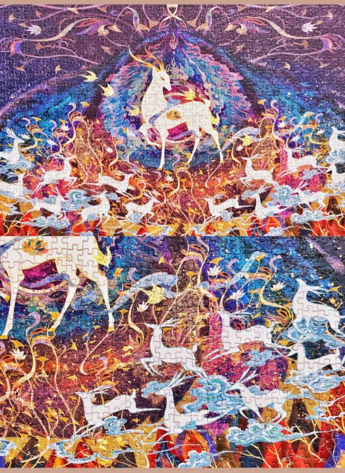 acgn漫评|沉浸在TOI图益的《九色鹿》中无法自拔(附带拼图步骤)