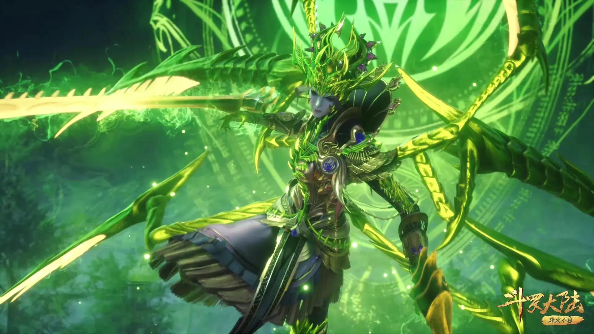 比比东|斗罗210集：鬼斗罗被唐三击杀，比比东开武魂真身，完虐唐三