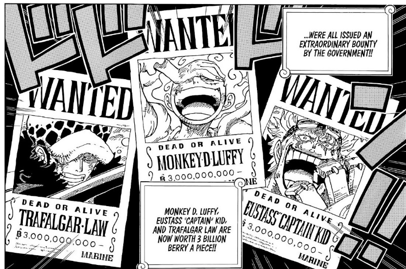 |海贼王1053话剧情：路飞巴基晋升四皇！大将绿牛虐杀百兽海贼团？