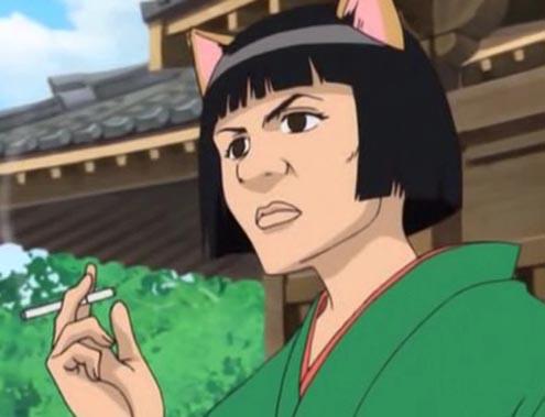 银魂|《银魂》中的凯瑟琳，一个被登势婆婆当做女儿的角色