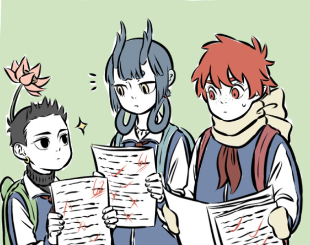 哪吒|非人哉：龙女的反萌差，蜜汁脸红，王者红孩儿观看青铜局！