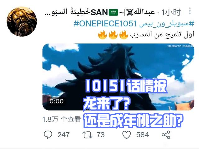 |海贼王1051话谜语情报，革命军龙登场？山治遇到新美女犯花痴