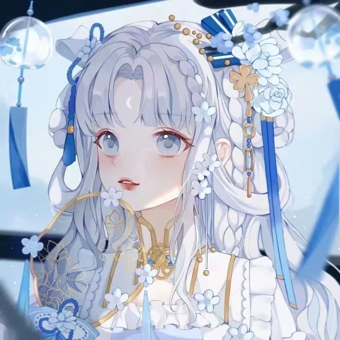 |仙气动漫女生头像|只有装作无所谓，才能显得不那么卑微