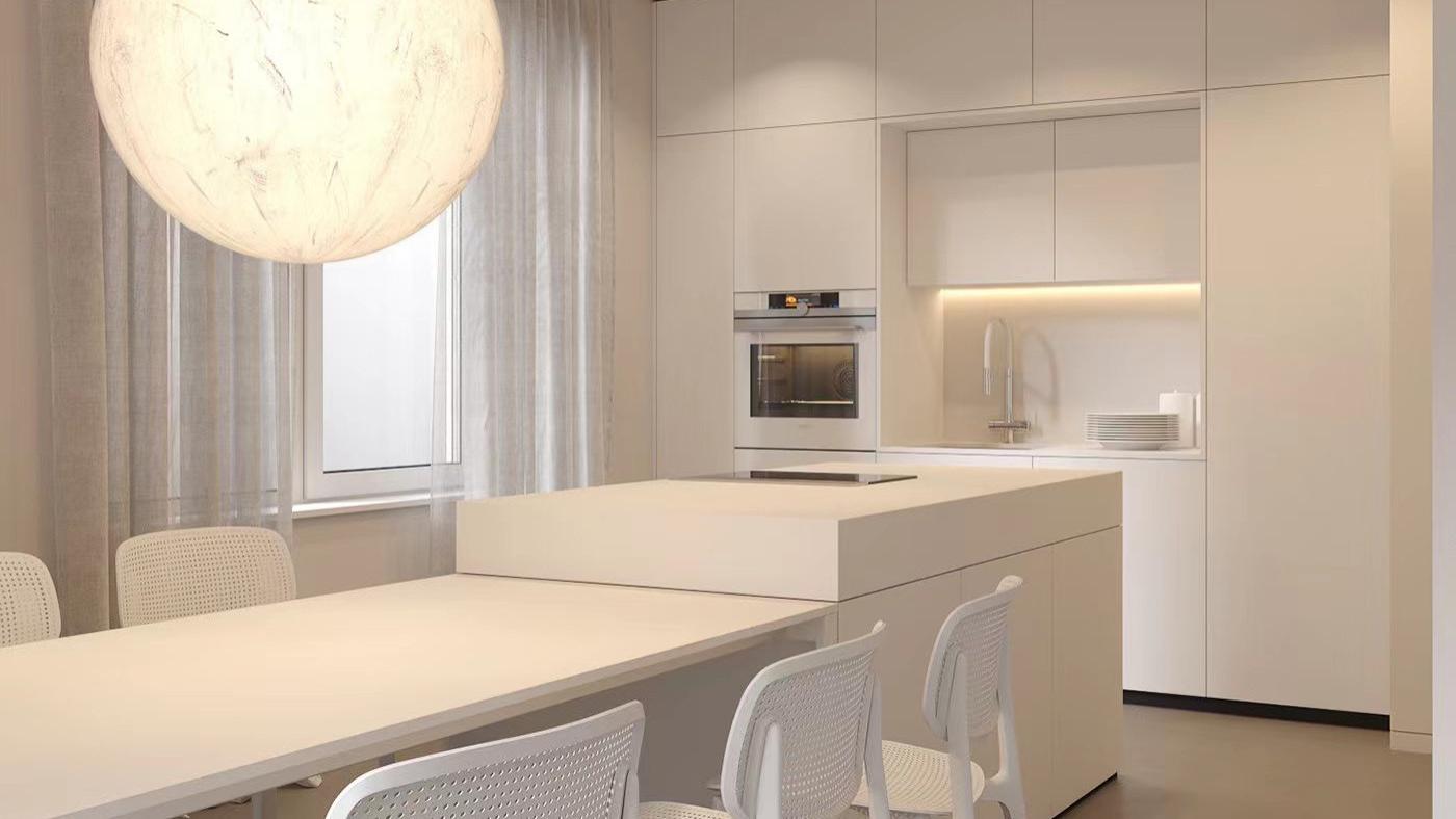 全屋定制极简风设计，实在是太好看啦！