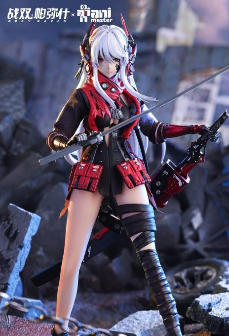 手辦|戰雙帕彌什：露西亞深紅之淵包膠可動手辦官圖堪稱頂級的大長腿