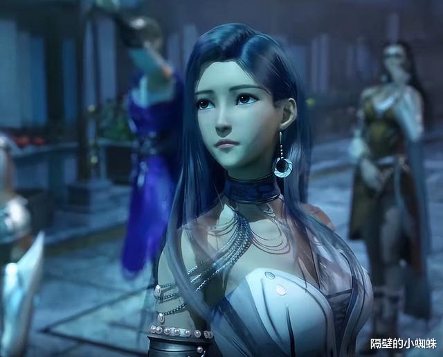 暗黑|斗罗动画打造火爆配角,蓝衣美女长腿吸睛,暗黑风女神太迷人