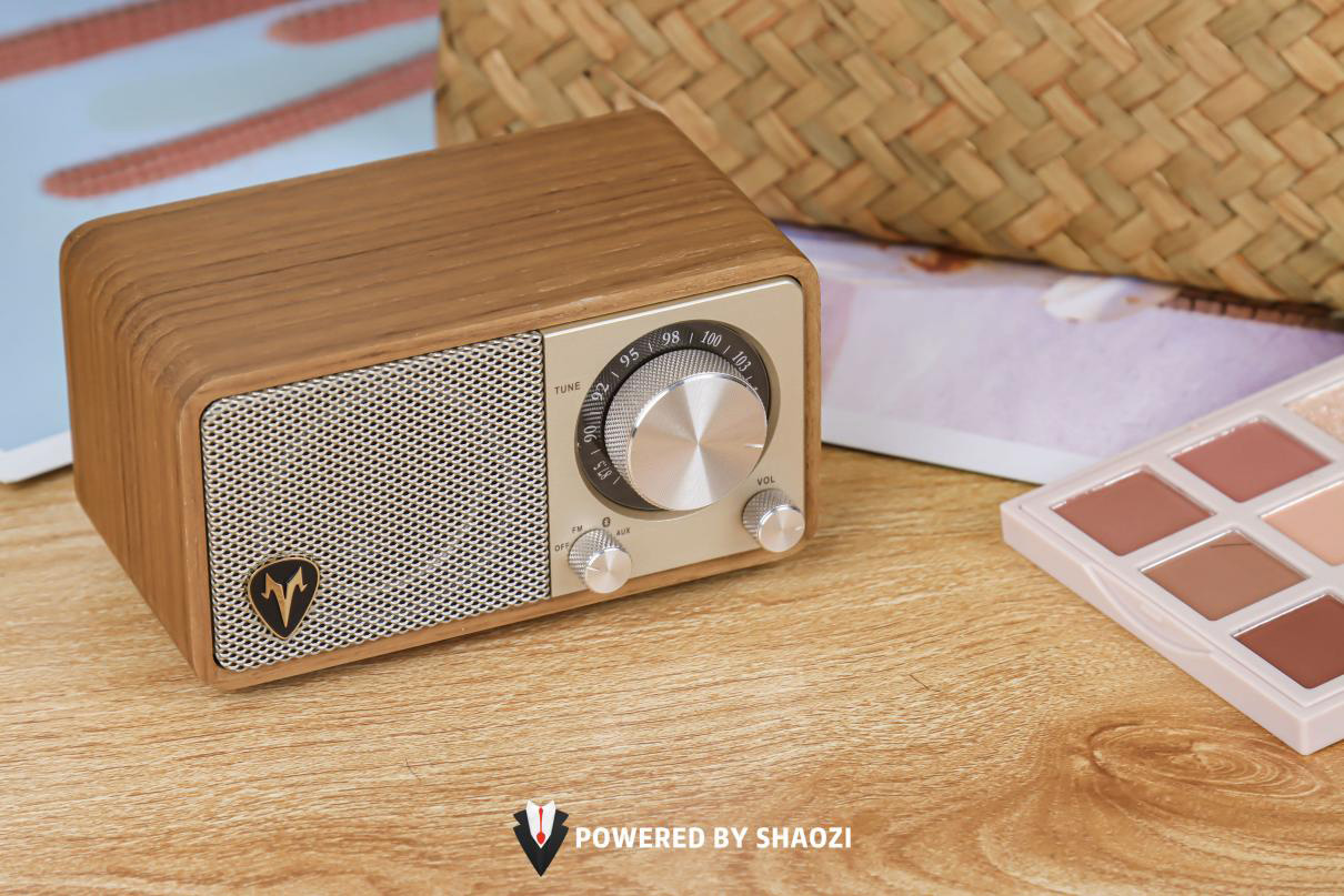 iPhone14|百元迷你小音箱的经典之作,山进M1让古典与科技完美结合!