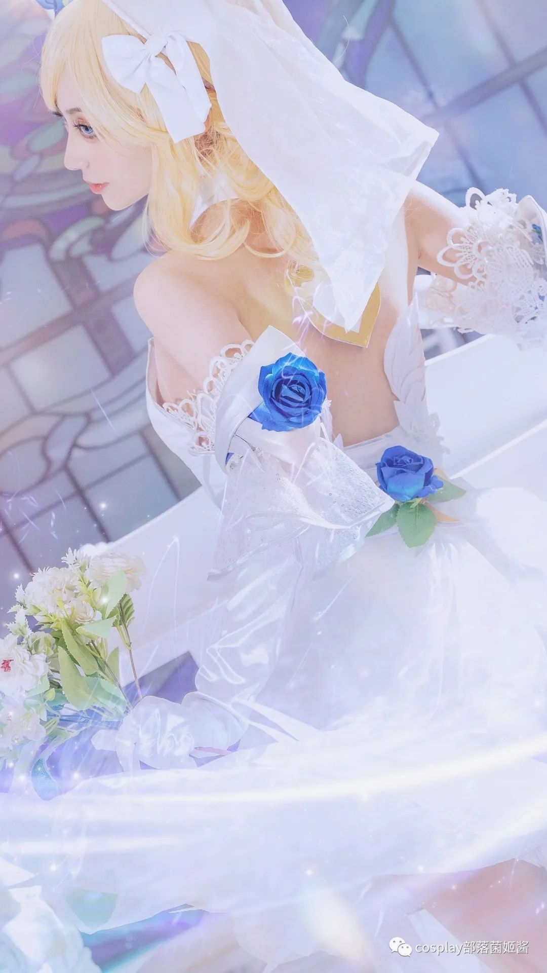 玫瑰|cos：英雄联盟水晶玫瑰拉克丝cos正片@阿井菇凉