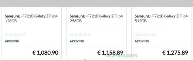 三星|三星折叠屏旗舰售价曝光,Galaxy Z Flip4起售价1080.9欧元