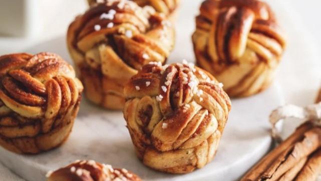肉桂卷|外脆内软瑞典肉桂卷，这种做法，面团隔天一样超柔软
