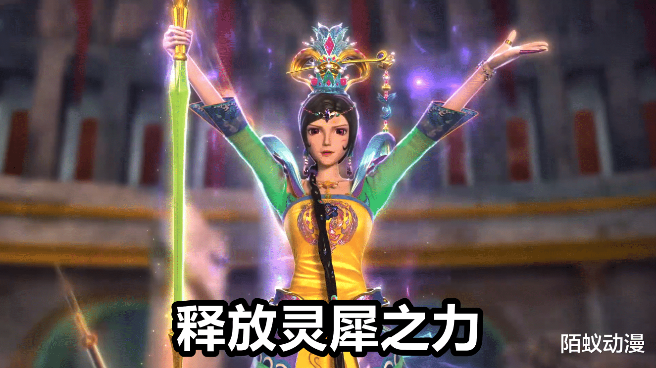 叶罗丽|叶罗丽：疯战神彻底觉醒，一口气吊打3位圣级仙子，曼多拉被逼疯