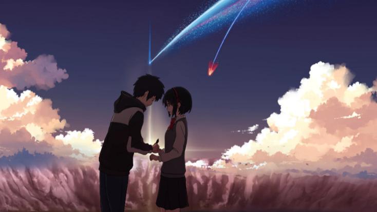 魔王学院的不适合者|动漫《你的名字》女主在三年前去了东京，递给了男主头绳