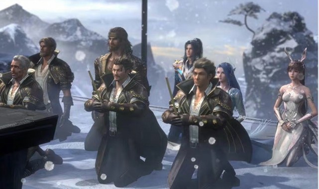 小舞|斗罗:昊天宗出山,小舞双膝跪,姿态美,比起之前跪不乐更显成熟